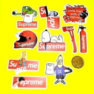 3/$20 brand new 10x waterproof Supreme stickers
